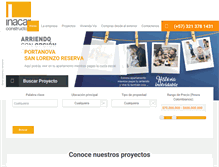 Tablet Screenshot of inacar.com